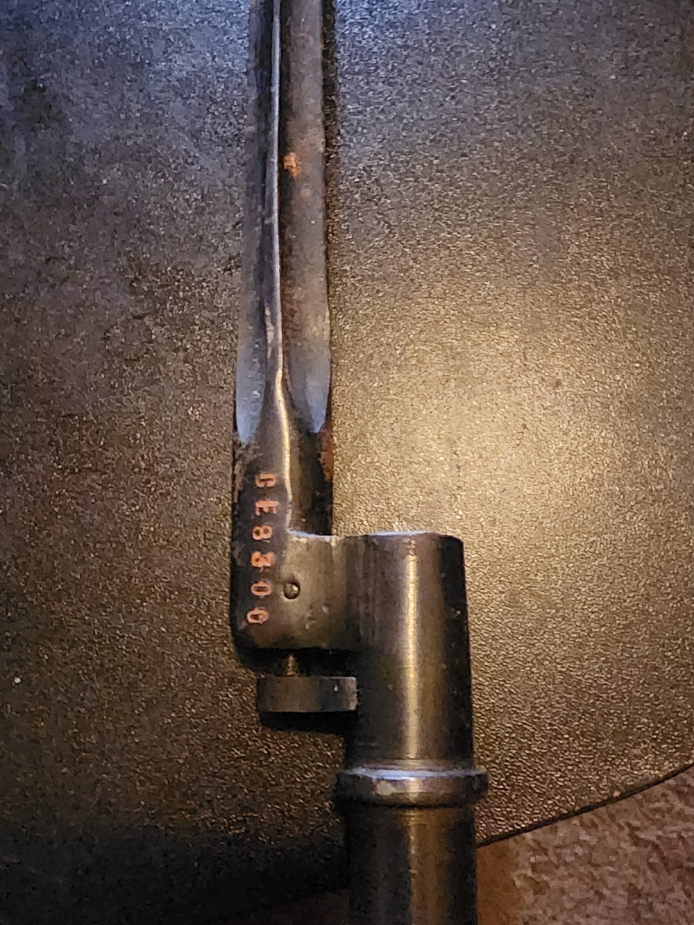 Black Metal Decorative Bayonet-Style Home Accent